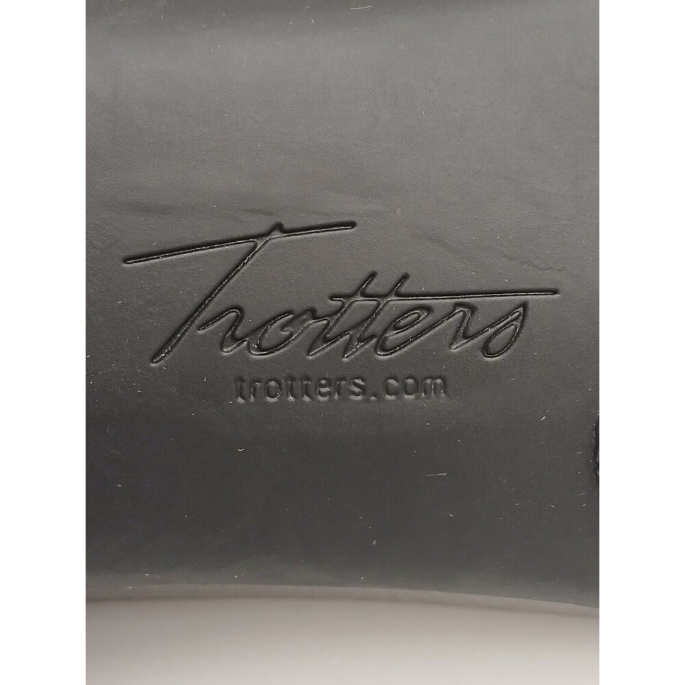 NIB Trotters Sz 10.5 W Sizzle Metallic Leather Metal Buckle Comfort Ballet Flat - Picture 11 of 16